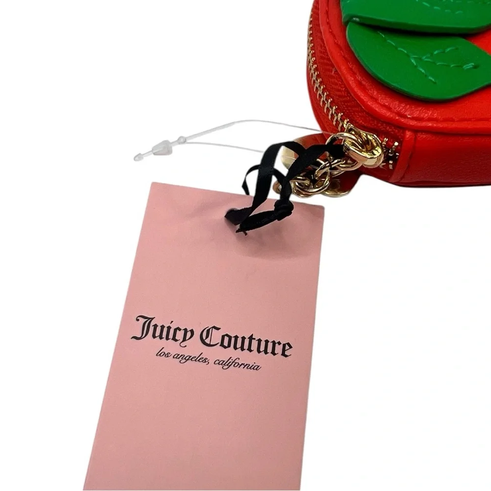 NWT Juicy Couture Red Strawberry Coin Purse
